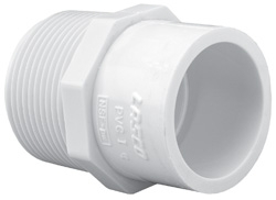 Lasco Fittings ¾ x ½ MPT x Slip Sch40 Reducing Male Adapter (¾