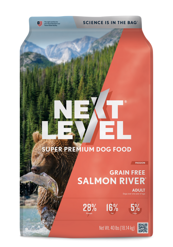 Next Level Super Premium Dog Food Grain Free Salmon River (4 Lb)