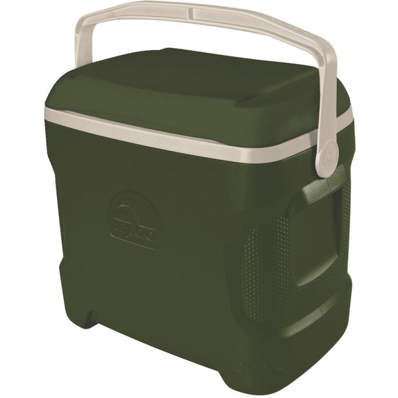 Igloo 30 Qt. Contour Cooler, Tank Green & Sandstone