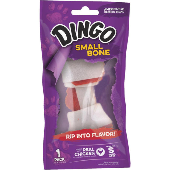 Dingo Knotted 3.5 In. to 4 In. 1.4 Oz. Rawhide Bone