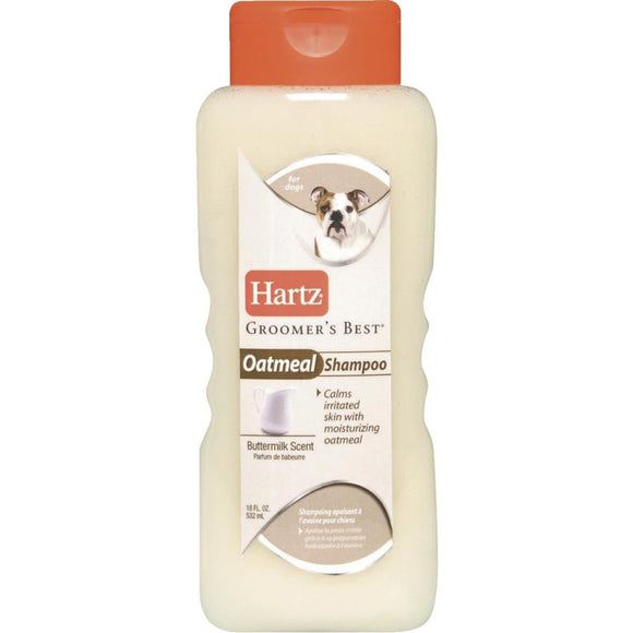 Hartz Groomer's Best 18 Oz. Buttermilk Scent Oatmeal Dog Shampoo