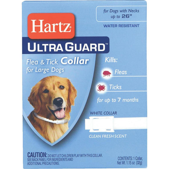 Hartz UltraGuard Water Resistant Flea & Tick Collar For Large Dogs