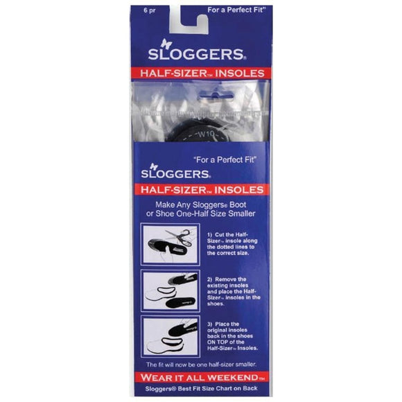 Sloggers® Half Sizer Insole (6 packs per case)