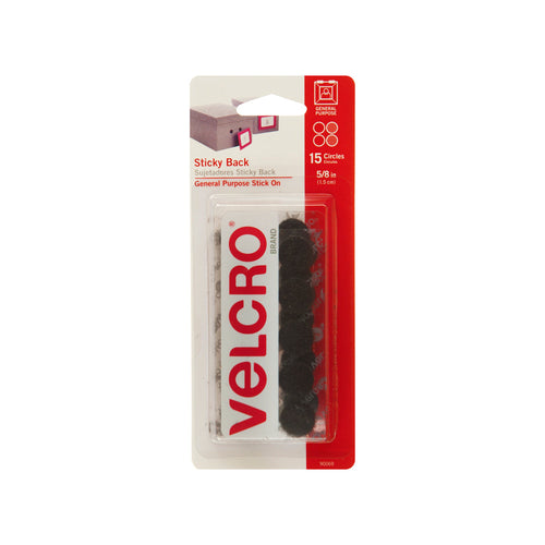 VELCRO® Brand Sticky Back Coins (5/8 (15 Sets))