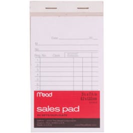 Sales Pad, 5.5 x 3.25-In., 50-Ct.