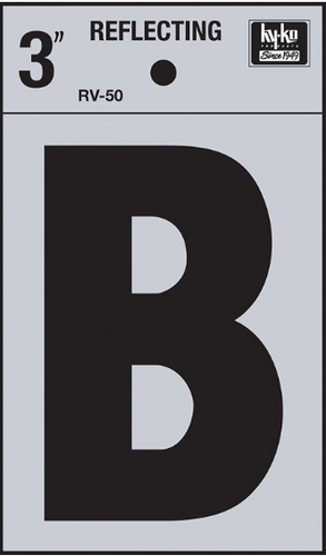Hy-ko Products Reflective Vinyl Letter B (3)