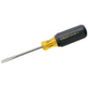 Stanley 1/4 In. x 4 In. Standard Vinyl Grip Slotted Screwdriver