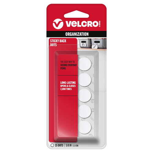 VELCRO® Brand Sticky Back Coins (5/8 (15 Sets))