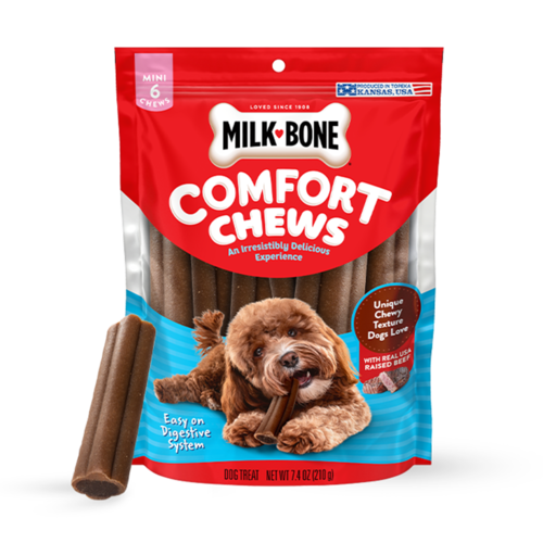 Milk-Bone® Mini Comfort Chews Made With Real USA Raised Beef