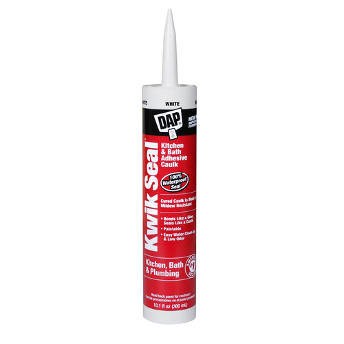 Dap Kwik Seal® Kitchen & Bath Adhesive Caulk  10.1 Oz