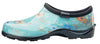 Sloggers Women's Waterproof Comfort Shoes Floral Fun Turquoise