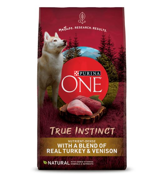 Purina ONE® True Instinct with a Blend of Real Turkey & Venison Dog Food