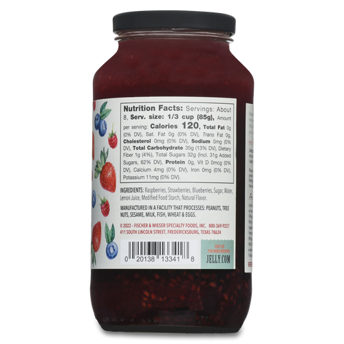 Fischer & Wieser Texas Triple Berry Pie Filling
