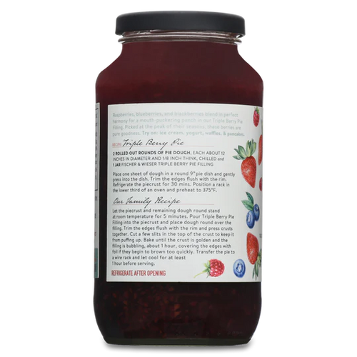 Fischer & Wieser Texas Triple Berry Pie Filling