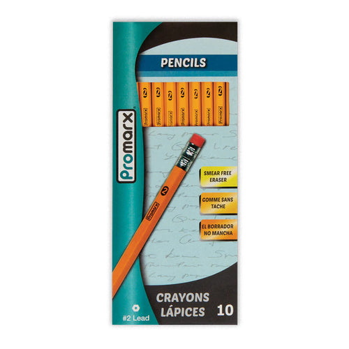 Promarx Yellow #2 Pencils Unsharpened