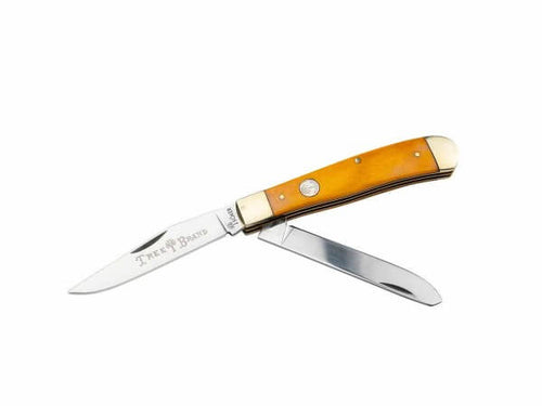 Boker Traditional Series 2.0 Trapper Yellow Bone Pocket Knives