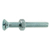 Monster Fastener Zinc Plated Steel Coarse Thread Phillips Flat Head Machine Screws