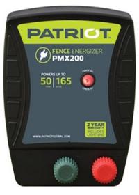 Patriot PMX 200 110V AC Powered Fence Charger, 50 Mile / 165 Acre