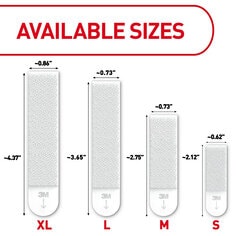 Command™ 20 lb X-Large White Picture Hanging Strips