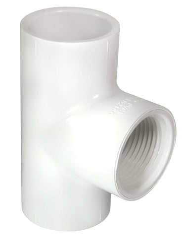 Ipex PVC Sch 40 Tee Socket x Socket x FPT