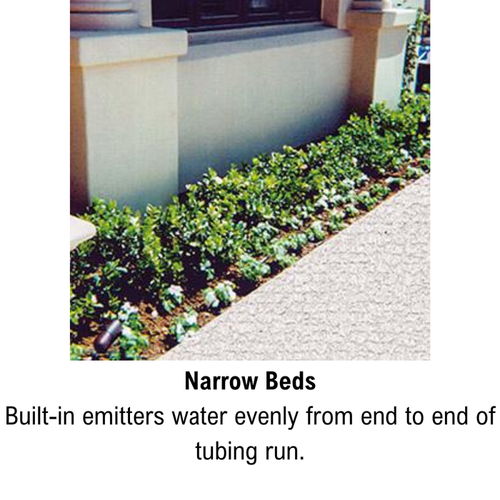Rain Bird ET25-50S2 - 1/4 in. Emitter Tubing, 0.8 GPH with 12 Spacing, 50 ft.
