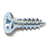 Monster Fastener Zinc Plated Steel Phillips Flat Head Wood Screws