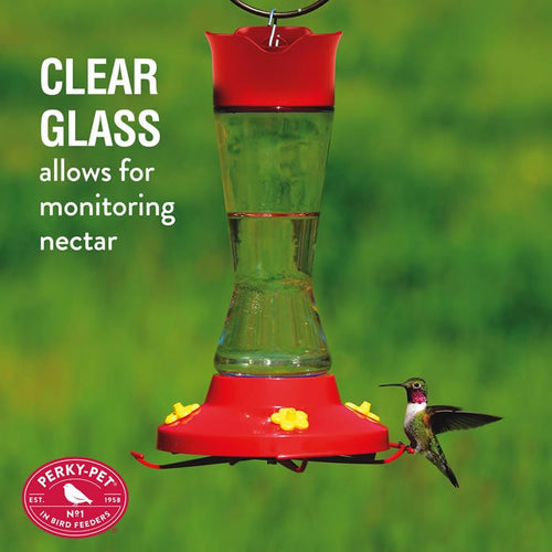 Perky-Pet® Pinch Waist Glass Hummingbird Feeder