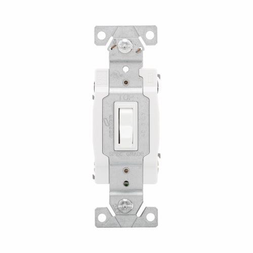 Eaton Cooper Wiring Toggle Switch 15A, 120V White