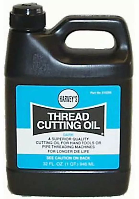 William H Harvey  1 qt. Dark Thread Cutting Oil (1 quart)