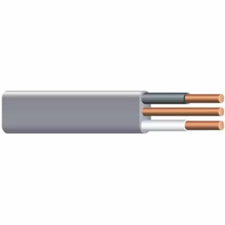 Marmon Home Improvement 250 ft. 14/2 Gray Solid CerroMax Copper UF-B Cable with Ground Wire 138-1462-G (250', Gray)