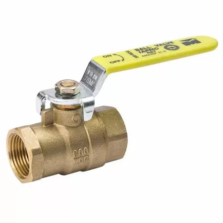 B & K Industries Series 7700T Brass Ball Valve 1-1/2”