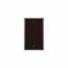 Eaton Cooper Wiring Cooper Blank Wallplate, Brown