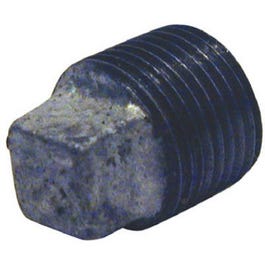 Galvanized Pipe Fitting, Plug, 1/2-In.