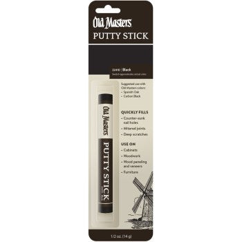 Old Masters 32410 Perfect Match Putty Stcik, Black ~ 1/2 oz