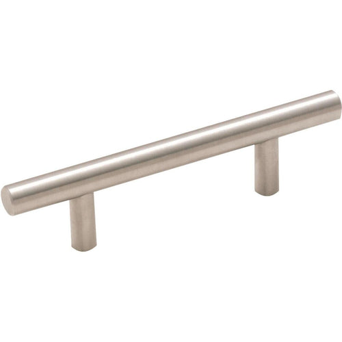 Amerock Bar Pulls 3 In. Sterling Nickel Center-to-Center Pull