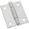 National 2 In. Zinc Tight-Pin Narrow Hinge (2-Pack)