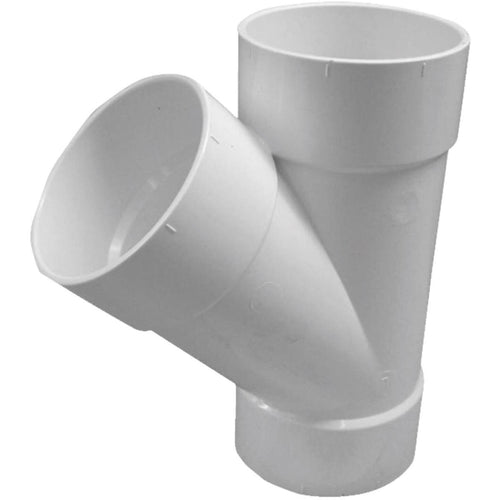 IPEX Canplas SDR 35 Hub 3 In. PVC Sewer and Drain Wye