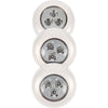 Light It 3-Bulb White LED Battery Tap Light (3-Pack)