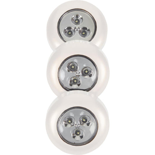 Light It 3-Bulb White LED Battery Tap Light (3-Pack)