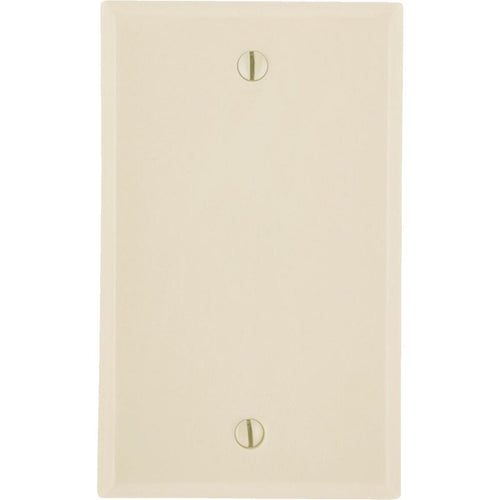 Leviton 1-Gang Standard Thermoset Blank Wall Plate, Ivory