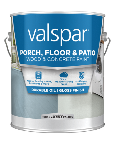 Valspar® Oil Porch, Floor & Patio Paint 1 Gallon Light Gray (1 Gallon, Light Gray)