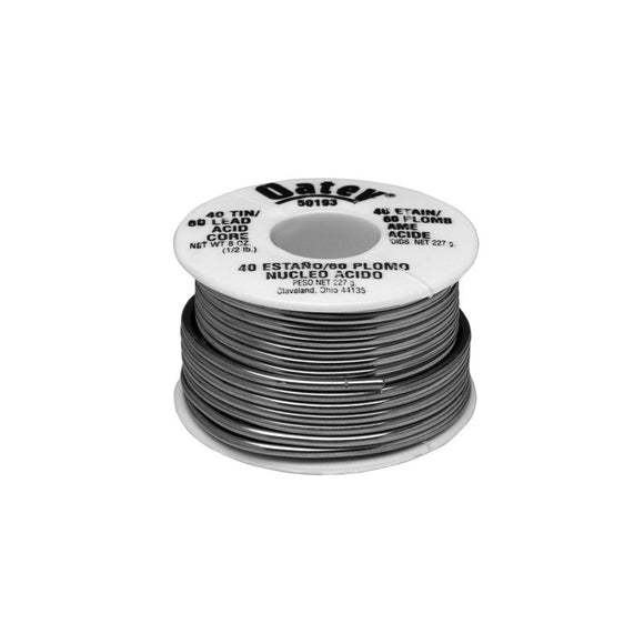 Oatey® 1/2 lb. 40/60 Acid Core Wire Solder