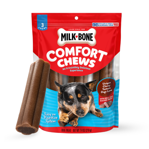 Milk-Bone® Comfort Chews Made With Real USA Raised Beef