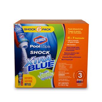 Clorox Pool & Spa Shock Xtrablue 6 Pk